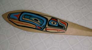 Canoe Paddle carved by Don Pongracz